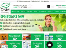 Tablet Screenshot of dnmcompany.cz